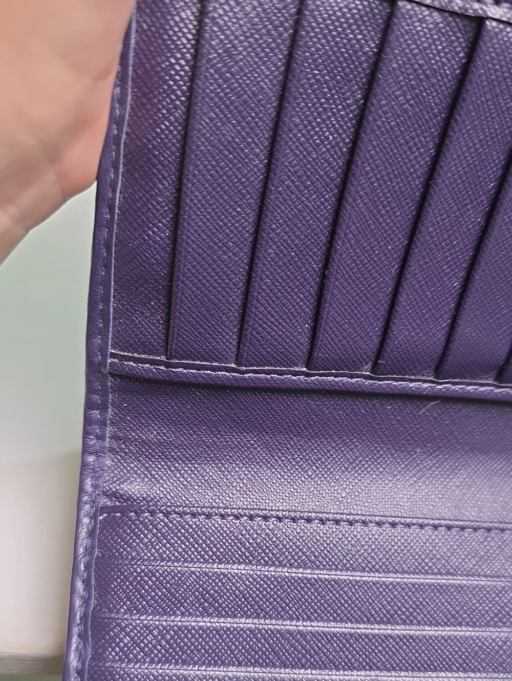 Coach Park F49145 Signature Turnlock Indigo Slim Envelope Wallet/Checkbook EUC